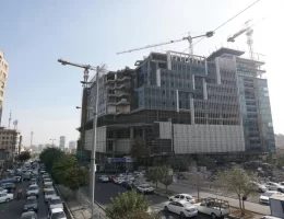 نمای شمالی تراس سنتر سعادت اباد